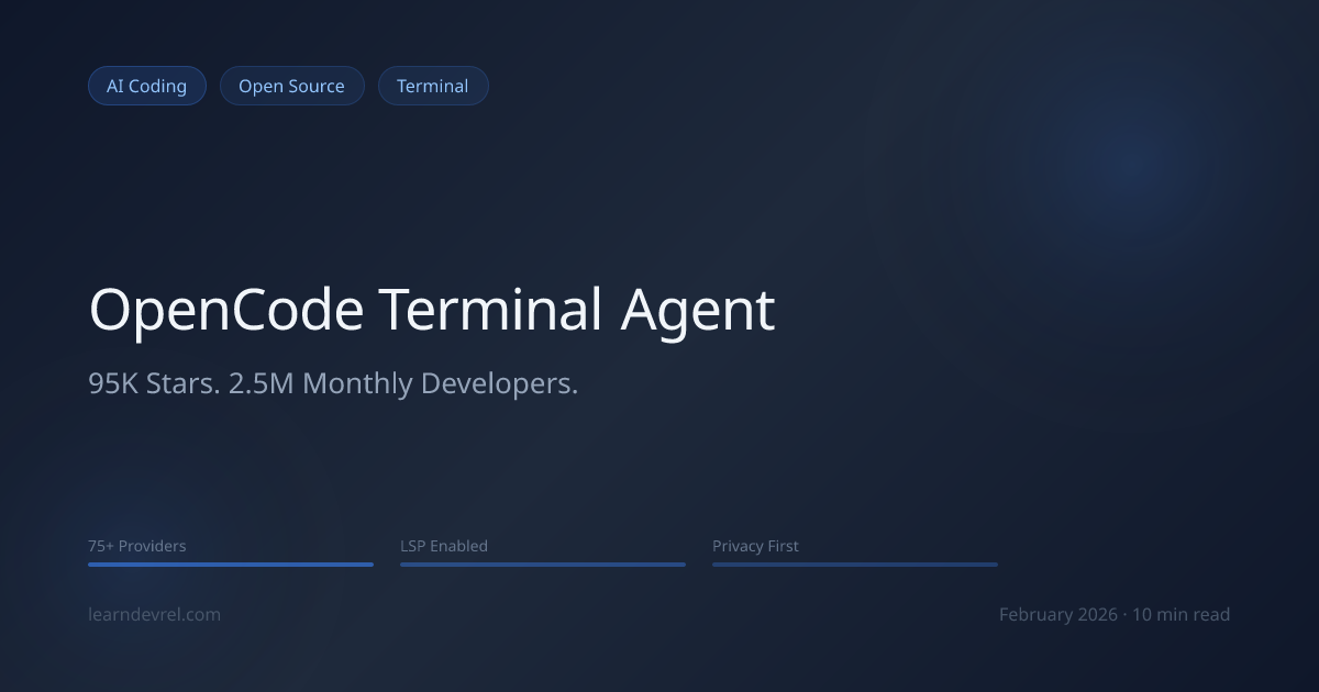 OpenCode: The 95K-Star AI Coding Agent Built for the Terminal